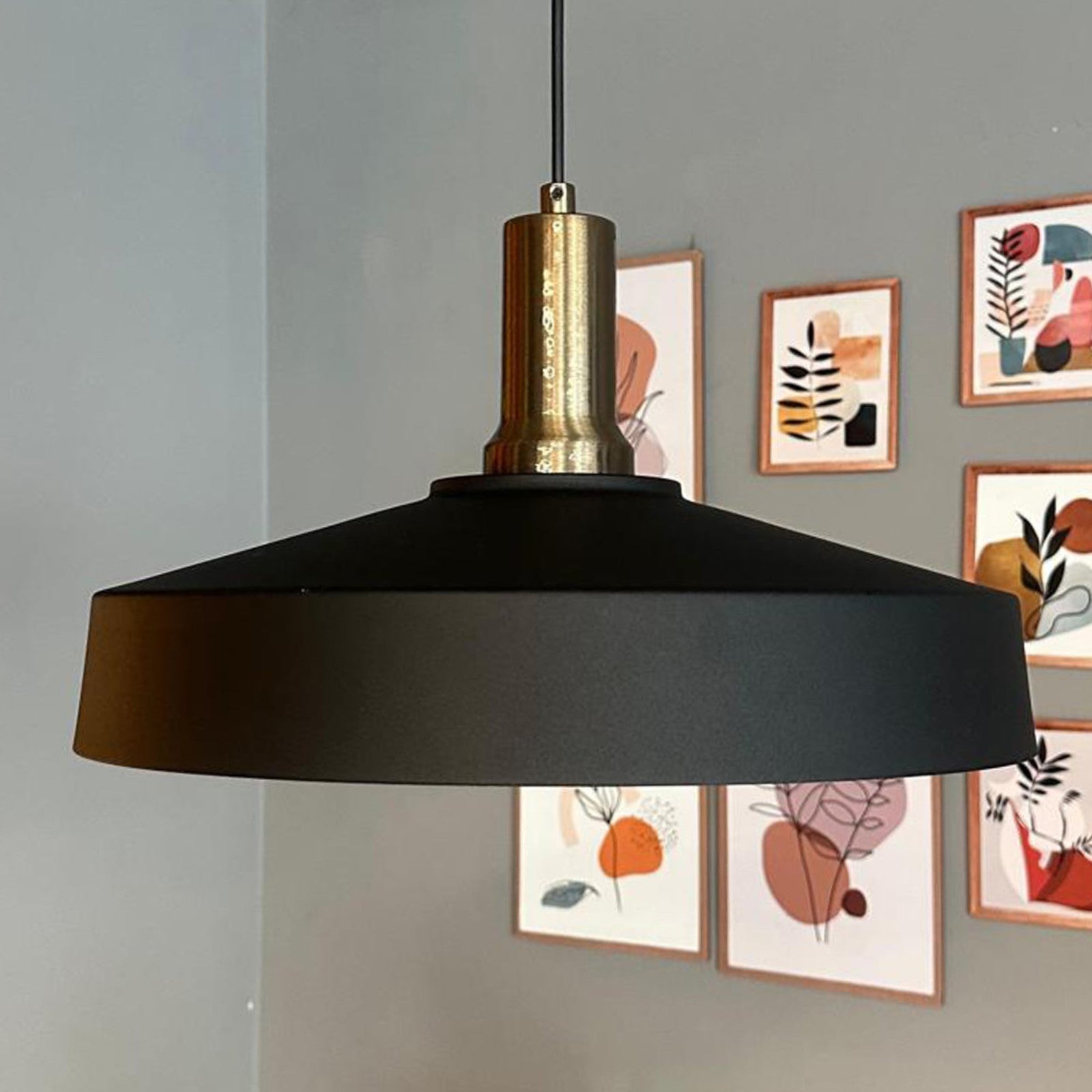 Ace-Laterne Hängelampe Esstich Ø40 cm, Pendelleuchte Vintage, Hängelampe Industrial aus Metall E27